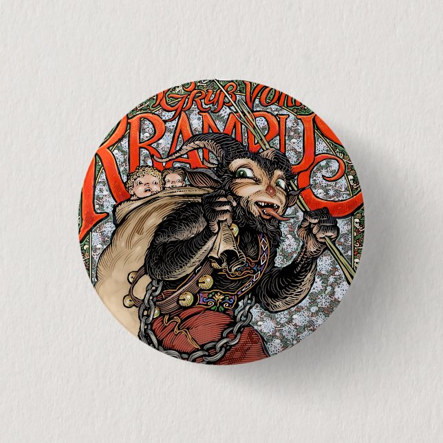 botón Krampus (Anverso)