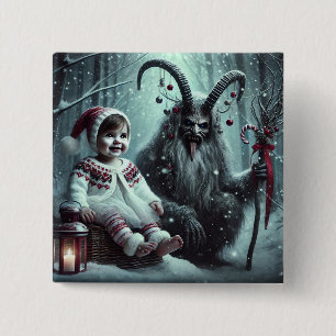 Botón Krampus para navidades