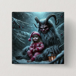 Botón Krampus para navidades