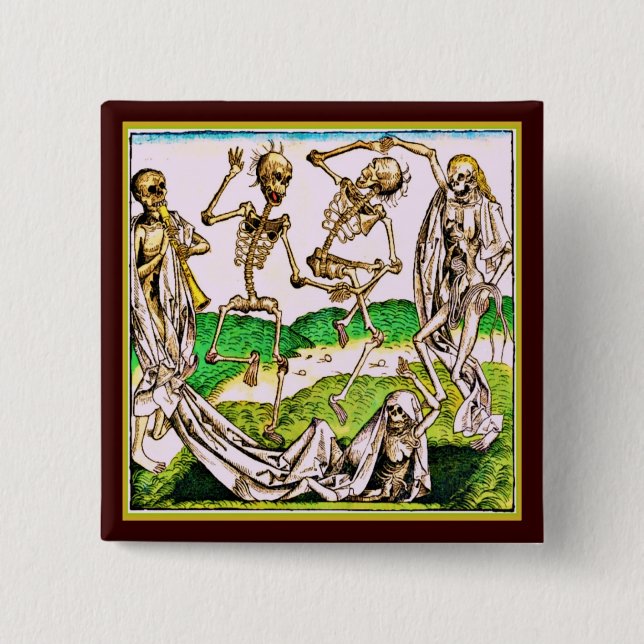 botón La Danse Macabre (Anverso)