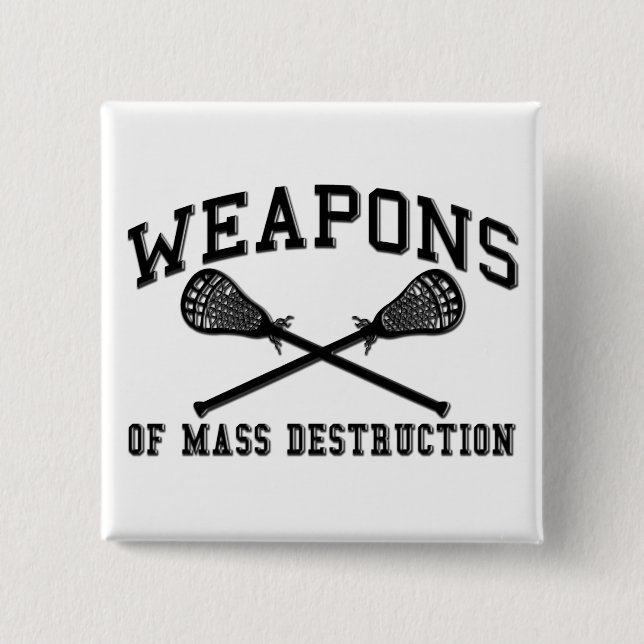 Botón Lacrosse de Armas de Destrucción Masiva (Anverso)