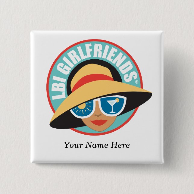 Botón LBIG Square Magneable Wearable (Anverso)