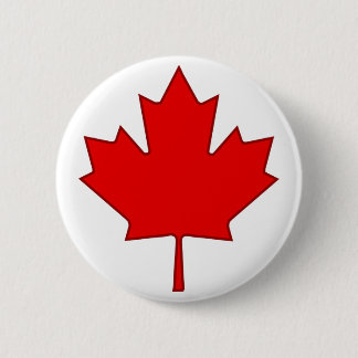 botón Leaf de arce de Canadá