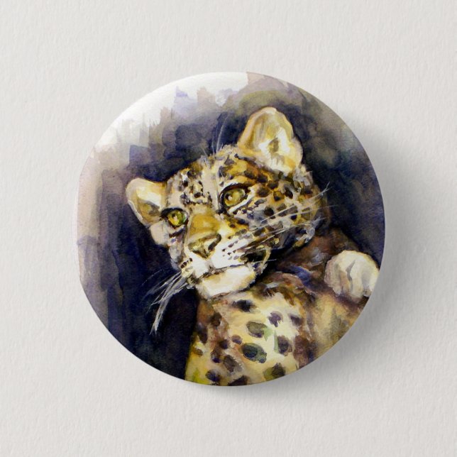 botón Leopardo de la nieve (Anverso)