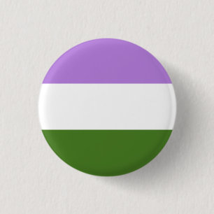 Botón LGBT Bandera Genderqueer
