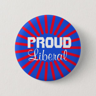 Botón liberal orgulloso