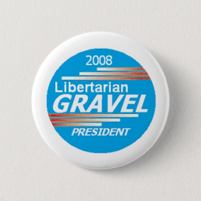 Botón Libertario GRAVEL (Anverso)