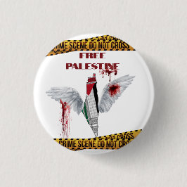 Botón Libre de Palestina - Pin del Genocidio Pales