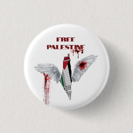 Botón Libre de Palestina - Pin Palestino