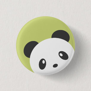 Botón lindo de la panda
