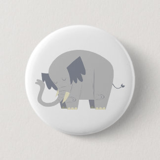 Botón lindo del elefante