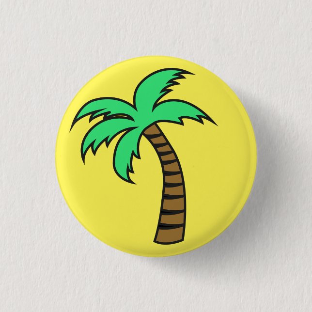 Botón lindo del Pin de la insignia de la palmera (Anverso)