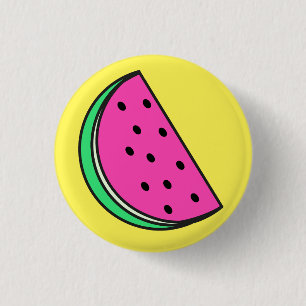 Botón lindo del Pin de la insignia del melón