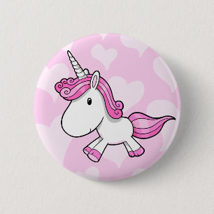Botón lindo del unicornio del bebé