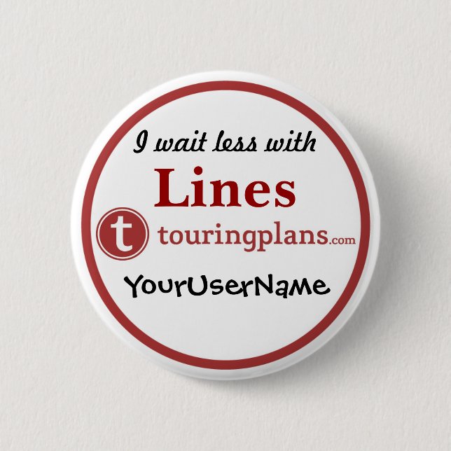 Botón Líneas - Diseño 3 (Blanco) (Anverso)