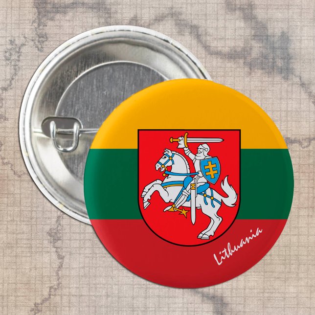 botón Lituania, patriotas, moda de la bandera litu (Subido por el creador)