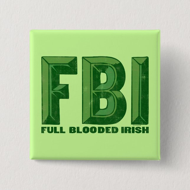 Botón lleno del irlandés de Blooded (Anverso)