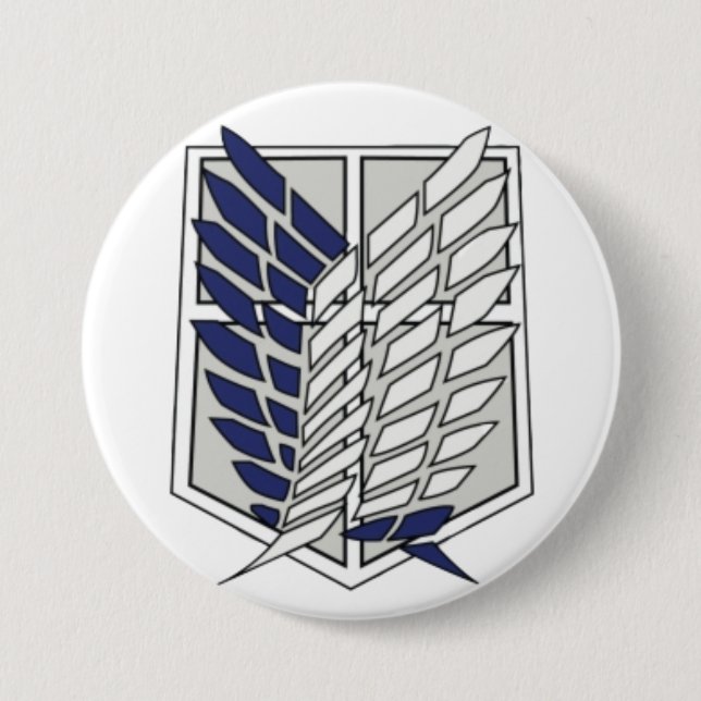 Botón logo de ataque de anime (Anverso)