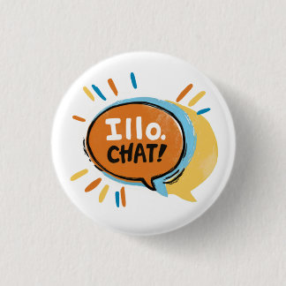 botón Logotipo de chat Illo