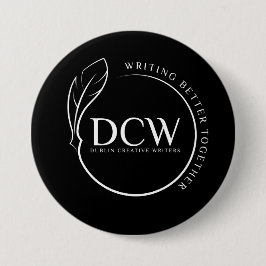 botón Logotipo negro