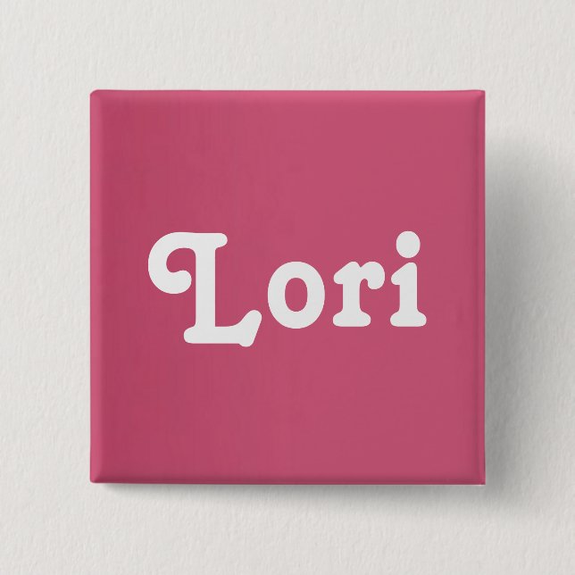 Botón Lori (Anverso)