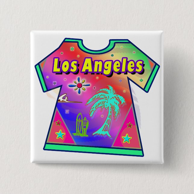 Botón "Los Angeles Vivid 3" (Anverso)