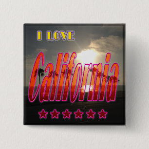 Botón "Lovely California 3"