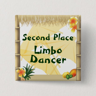 botón Luau Fiesta Second Place Limbo Dancer Award