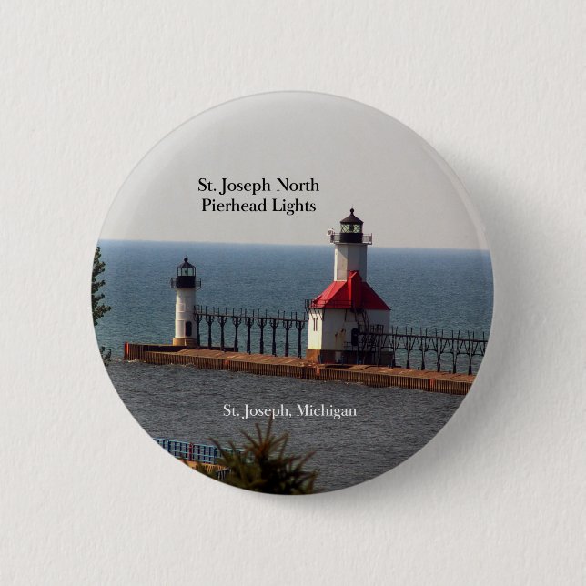 botón Luces St. Joseph North Pierhead (Anverso)