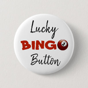 botón Lucky BINGO Red Ball