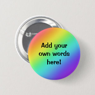 botón luminoso personalizado del arcoiris