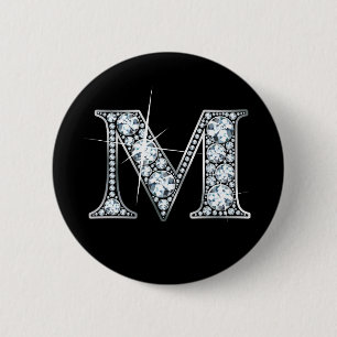 botón "M" de redondeo de diamante