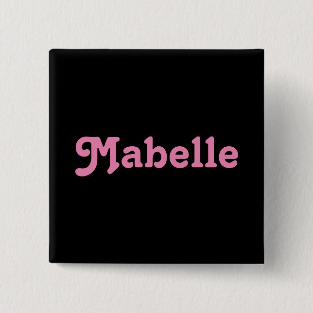 Botón Mabelle (Anverso)