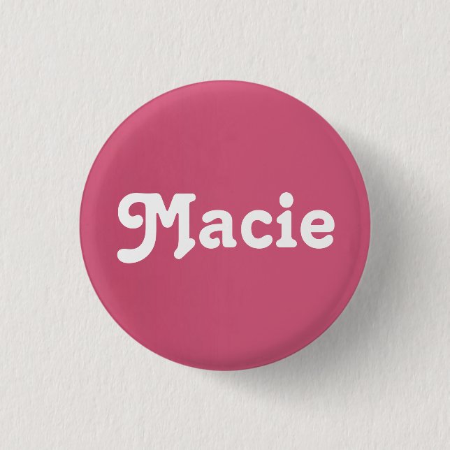 Botón Macie (Anverso)