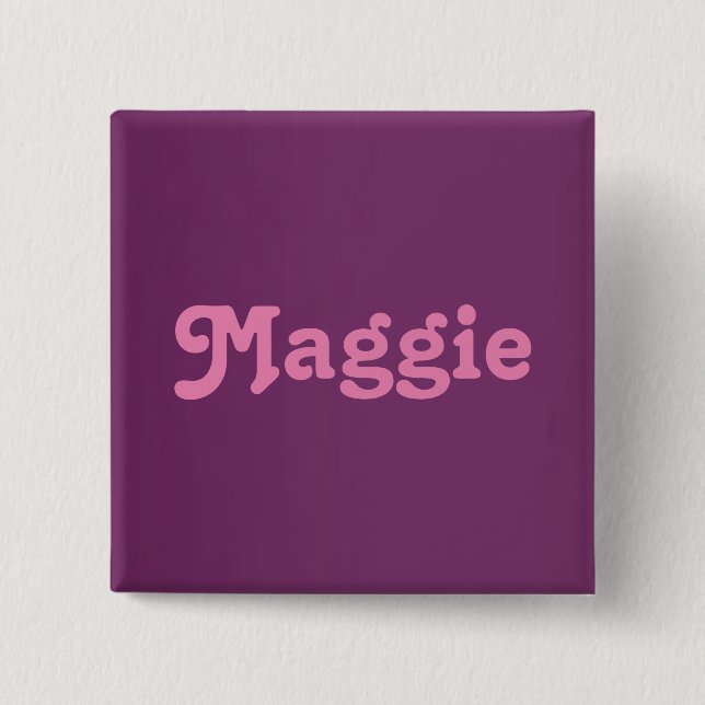 Botón Maggie (Anverso)