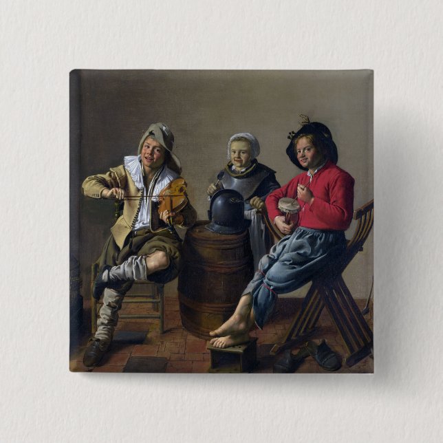 Botón "Making Music" de Molenaer (Anverso)