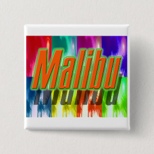 Botón "Malibu" de palmas coloridas