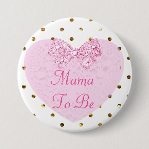botón Mamá para ser Baby Shower