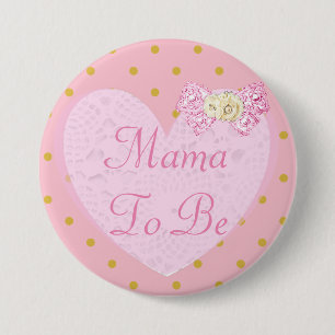 Botón Mamá para ser Baby Shower