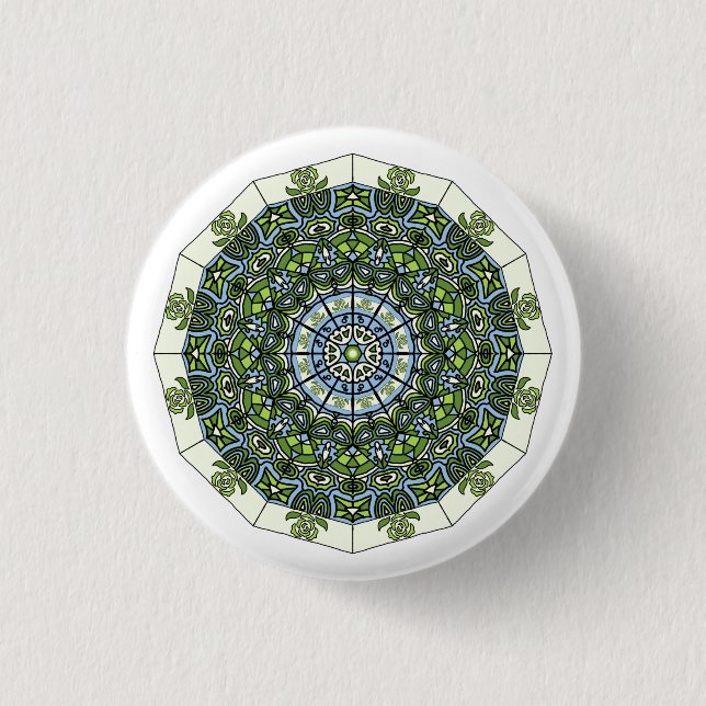 botón Mandala chillean (Anverso)