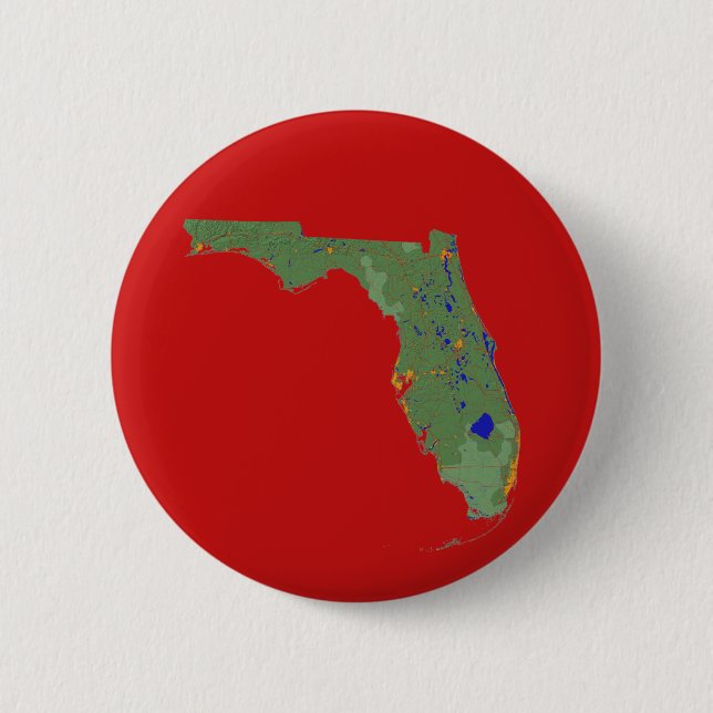 botón Mapa de Florida (Anverso)