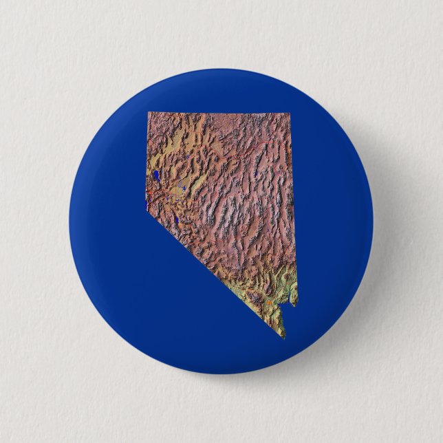 botón Mapa de Nevada (Anverso)
