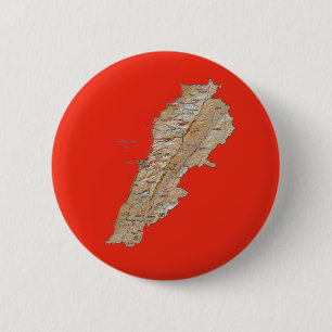 Botón Mapa del Líbano