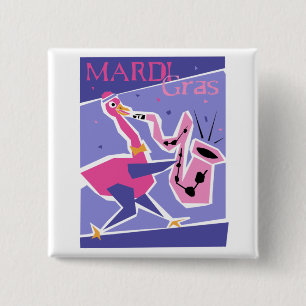 Botón Mardi Gras