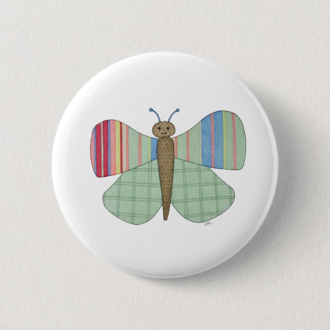 botón Mariposa de punto (Anverso)