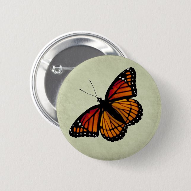 botón Mariposa de Viceroy (Anverso y reverso)