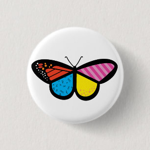 botón Mariposa moderna