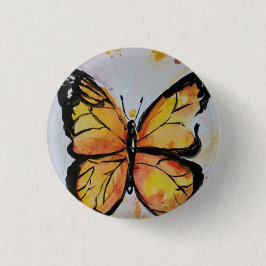 botón Mariposa monarca