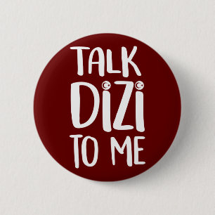 Botón maroon Talk Dizi Bold