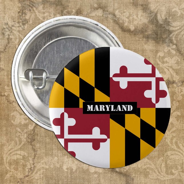 Botón Maryland, moda patriótica Maryland Flag (Subido por el creador)